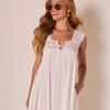 Cross-border Foreign Trade European and American Women's Clothing Amazon 2025 Summer Fashion Lace Splicing Lace-up Sexy Sleeveless Dress