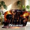 Coperta Stampata con Avatar Personalizzato e Nome Personalizzato, Decorazione per la Casa, Camera da Letto, Divano, Campeggio, Divanetto, Regali per Compleanno Natale