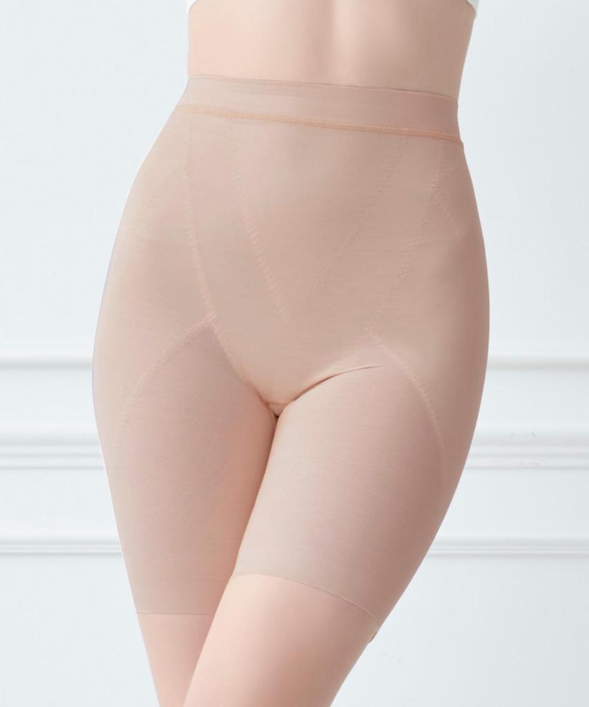 New Shaping Girdle Buttocks Mocha Beige Size M [Bradelis York] - Peach-Shaped - -