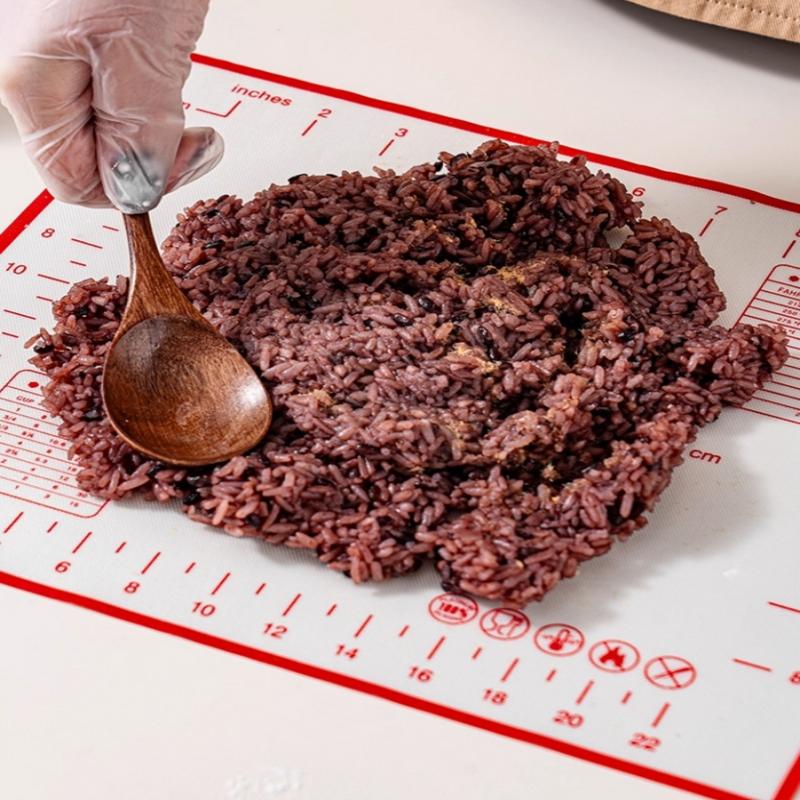 Tappetino da Forno in Silicone, Tappetino per Impastare, Stendere Pasta, Cucina, Crêpes, Impasto Pizza, Padella Antiaderente, Tappetino per Pasticceria