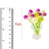 1:12 Flowers with Vase Life Scene Accessories Living Room Micro Landscape Miniature Flower Pot