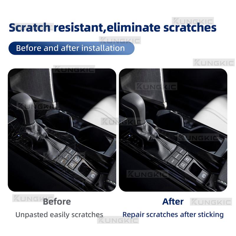 PPF Schutzfolie Zubehör Innen Transparentes TPU für Toyota Camry XV80 2025 2026 Navigation Schaltpanel Mittelkonsole