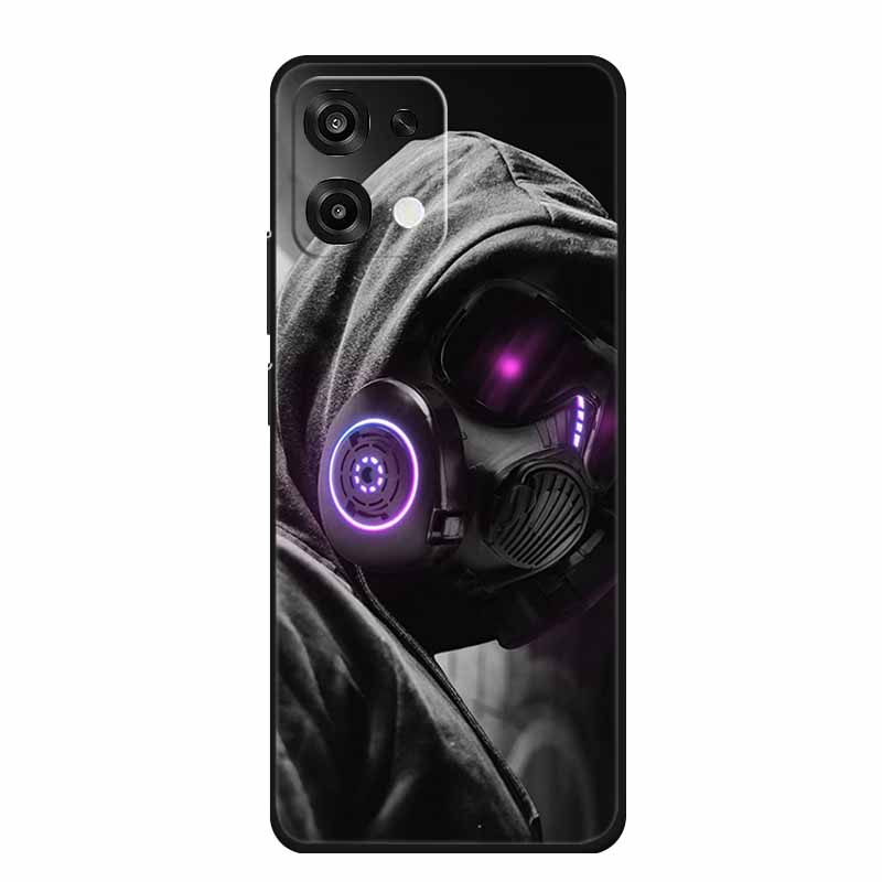 For OPPO F31 Phone Case F 31 Funda Fashion Flowers Black Silicone Soft Back Cover For OPPO F31 5G 2025 Case CPH2781 Coque Shell