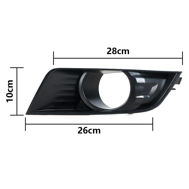 Fog Lamp Grill Frame Panel Cover For Ford Ranger pickup 2015 Car Chrome Front Fog Light Trim Cover Car Fog Light Grill Bumper