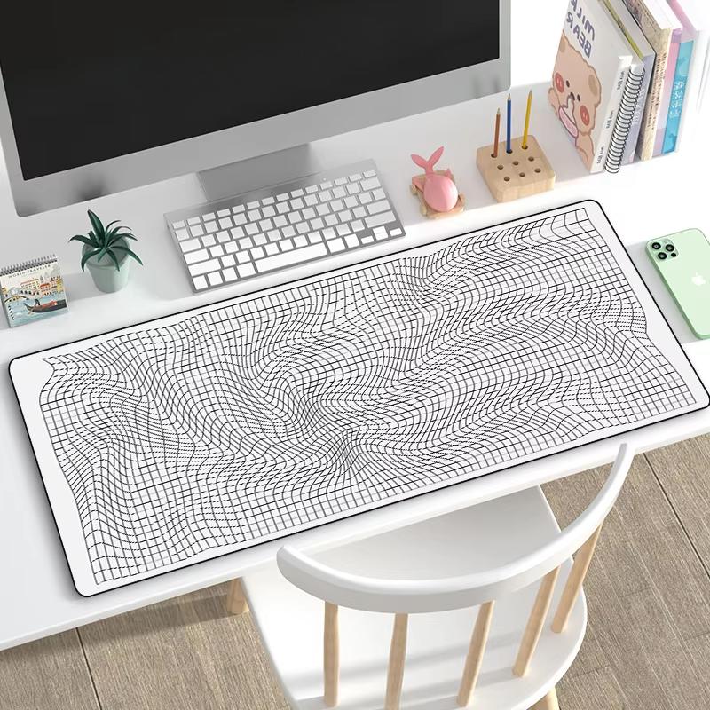 Black White Texture Mouse Pad Gamer XXL Large Mechanical Keyboard MouseMat Pad Mousepad for Laptop Desk Mat Office Accessories