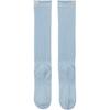 Air Jordan Solid Color Label Sports Running Socks Unisex One Pair Blue DA2568-438