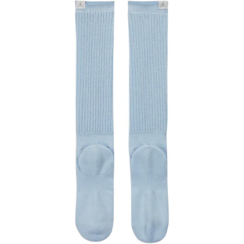 Air Jordan Solid Color Label Sports Running Socks Unisex One Pair Blue DA2568-438