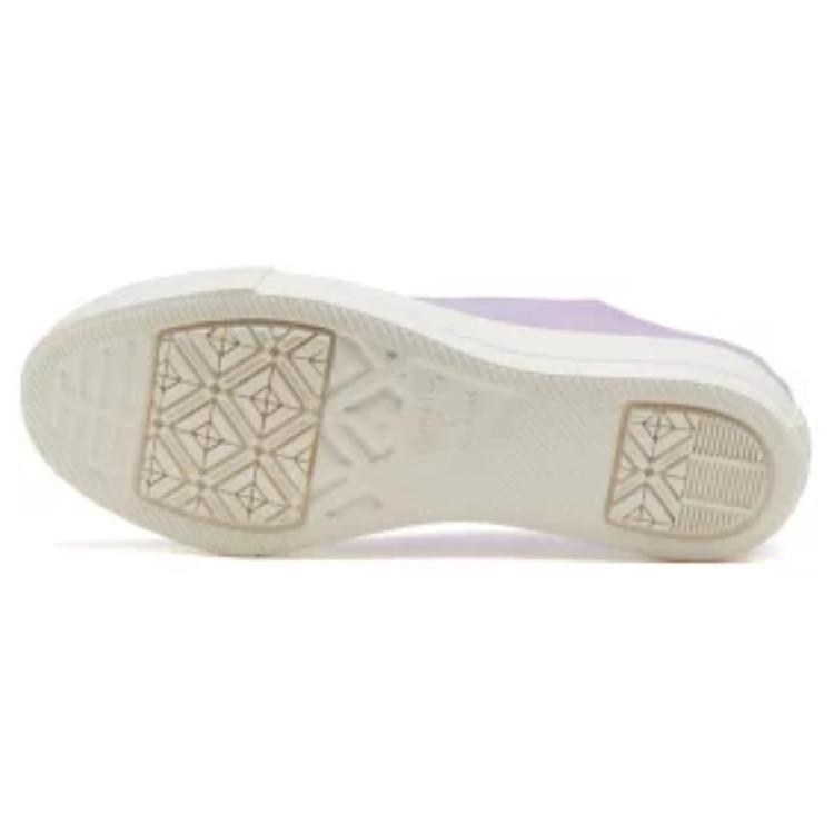 Converse All Star Light Pe Ox Comfortable Versatile Low Top Canvas Shoes Women Sneakers Purple 31312931
