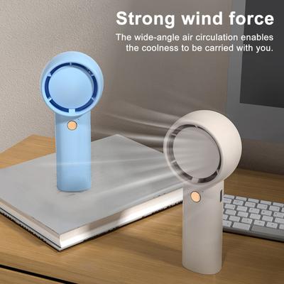 Mini Handheld Fan High Speed Wind USB Rechargeable Summer Cooling Fan Portable Outdoor Travel Small Personal Fan
