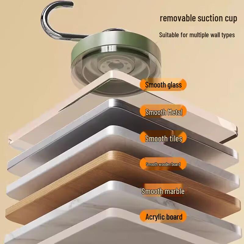 ZNMW 360° Rotating Suction Cup Hook