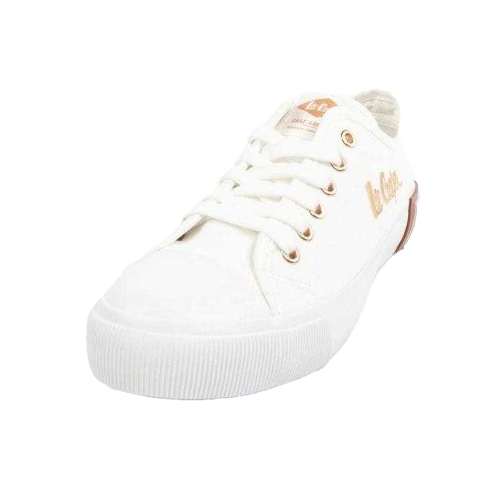 Lee Cooper Womens/Ladies Gold Logo Trainers