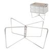 Foldable Cooler Stand Stainless Steel Damp Proof Outdoor Cooler Holder Stand for Camping