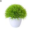 Artificial Bonsai Plants Small Tree Grass Plants Pot Tabletop Landscape Simulated Plant Bonsai Ornament Fake Plant Decoration
