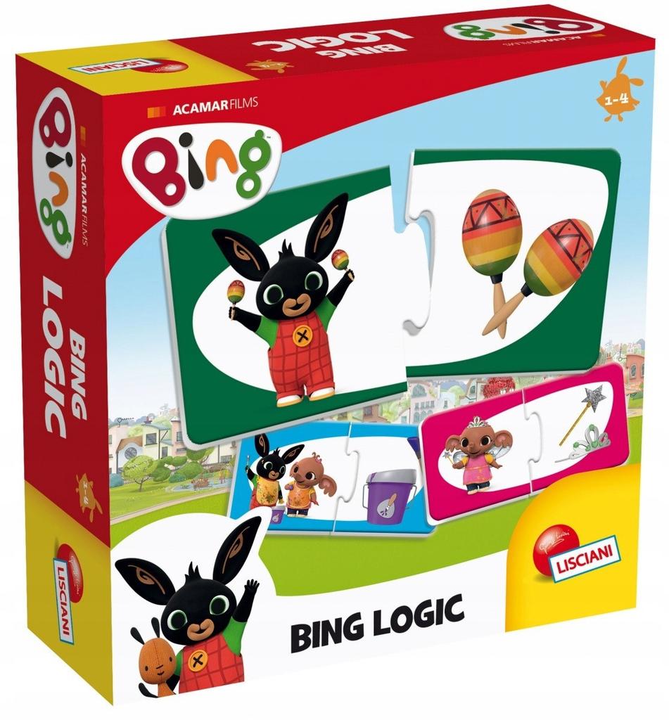 Lisciani bing gra logiczna rozwój logicznego myślenia zdolności manualnych