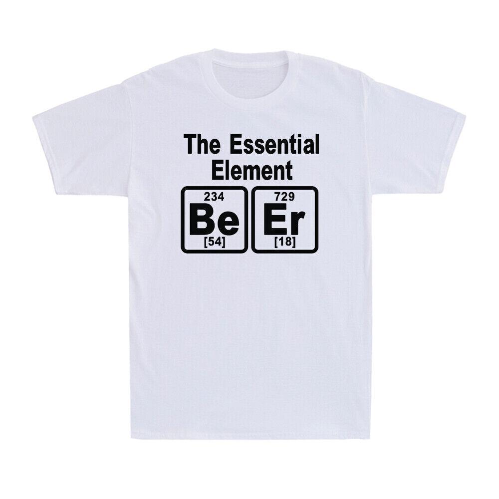 BEER The Essential Element Funny Chemistry Science Nerd Drinking Men s T-Shirt XXXL