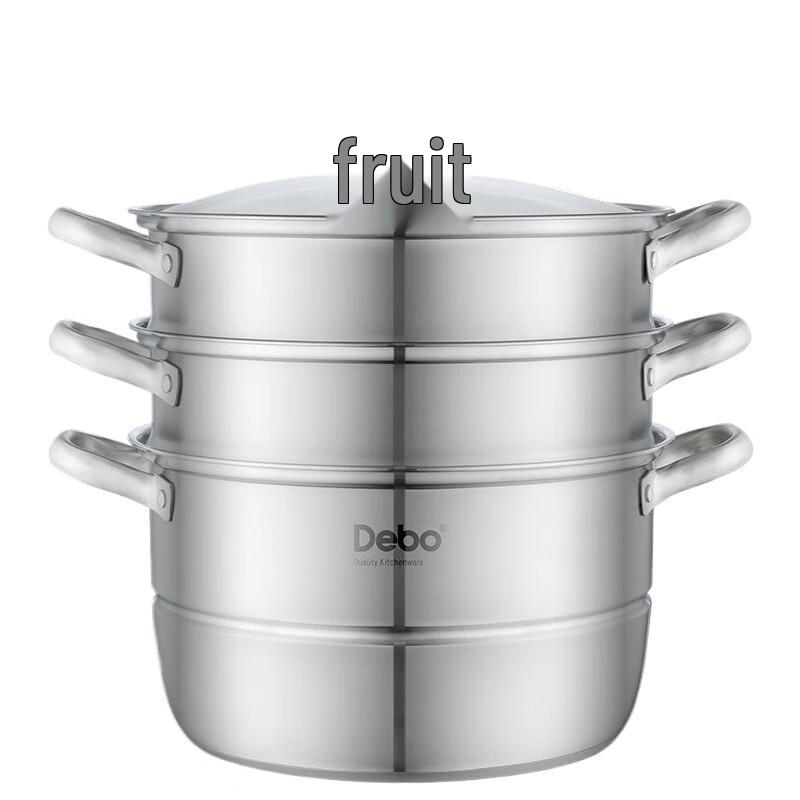 Debo Waseburg 28cm 3-Layer 304 Stainless Steel Pot