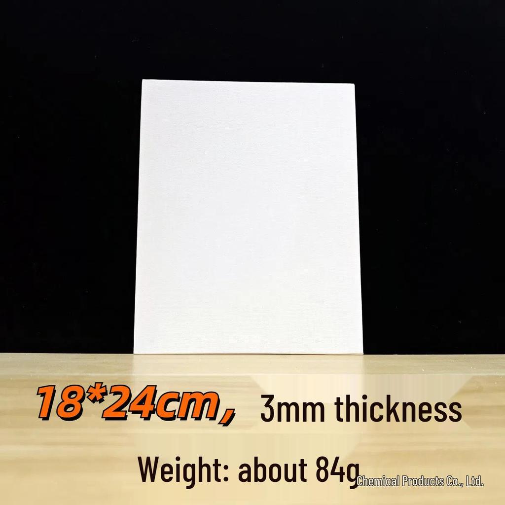 3MM Thin Canvas Drawing Board: Portable Pure Cotton Oil & Acrylic Painting Board for Art Students and Professionals