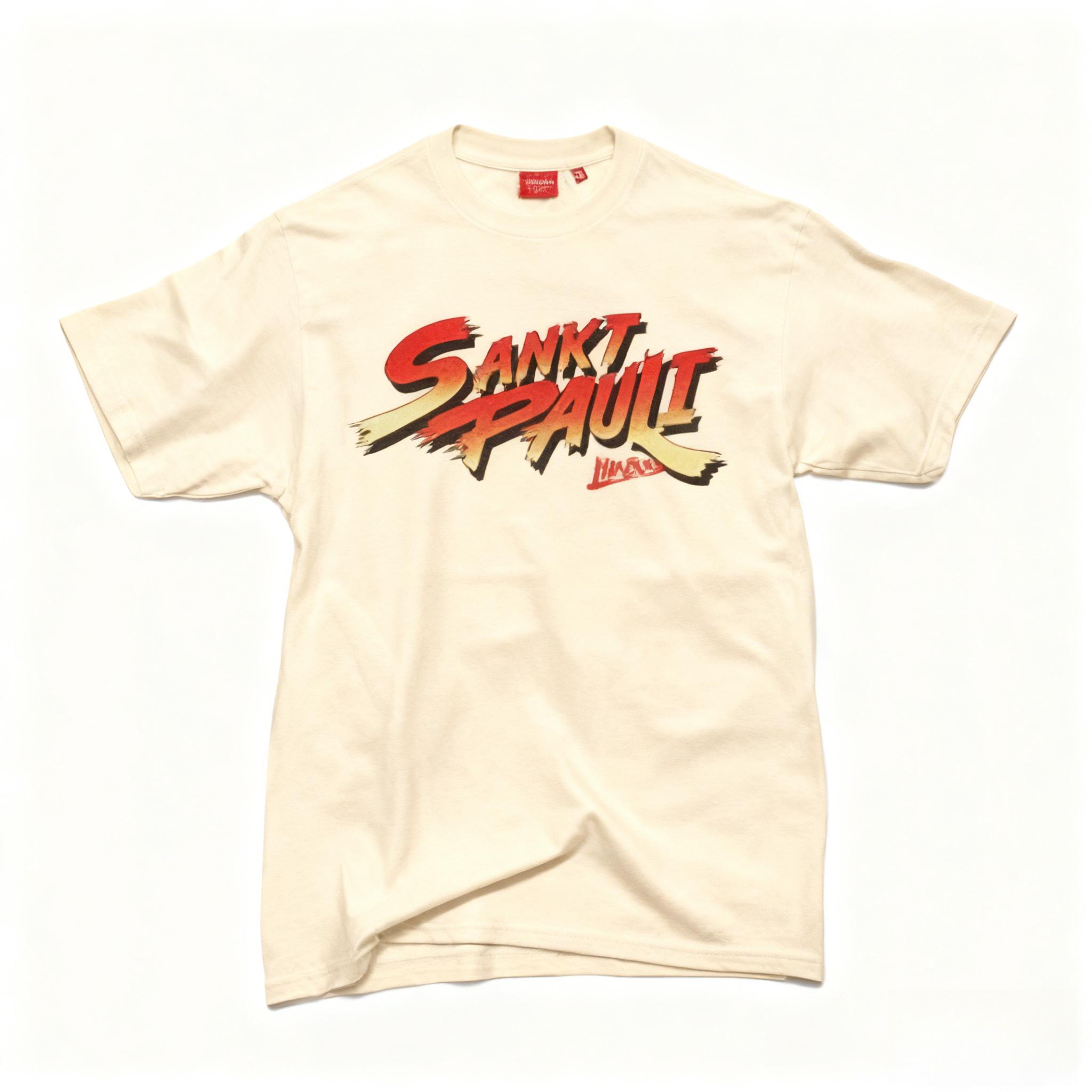 

Sankt Pauli Graphic T-Shirt 100% Cotton Black Loose Casual Trendy High Street Wear for Football and Street Culture Enthusiasts 4XL