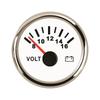 ELING 52mm 8-16V 16-32V 8-32V Waterproof Voltmeter Voltage Volt Gauge Universal for Car Truck Boat Car with Red Backlight