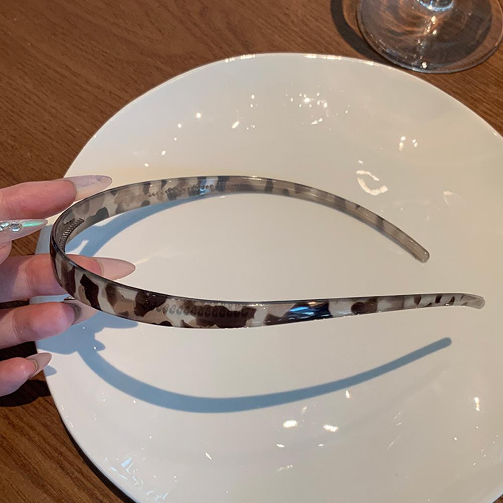 Fashion Sunglasses Shaped Headband Anti-Slip Acrylic Hairbands for Women Invisible Hair Hoops Fixed Headband Hair Accessories