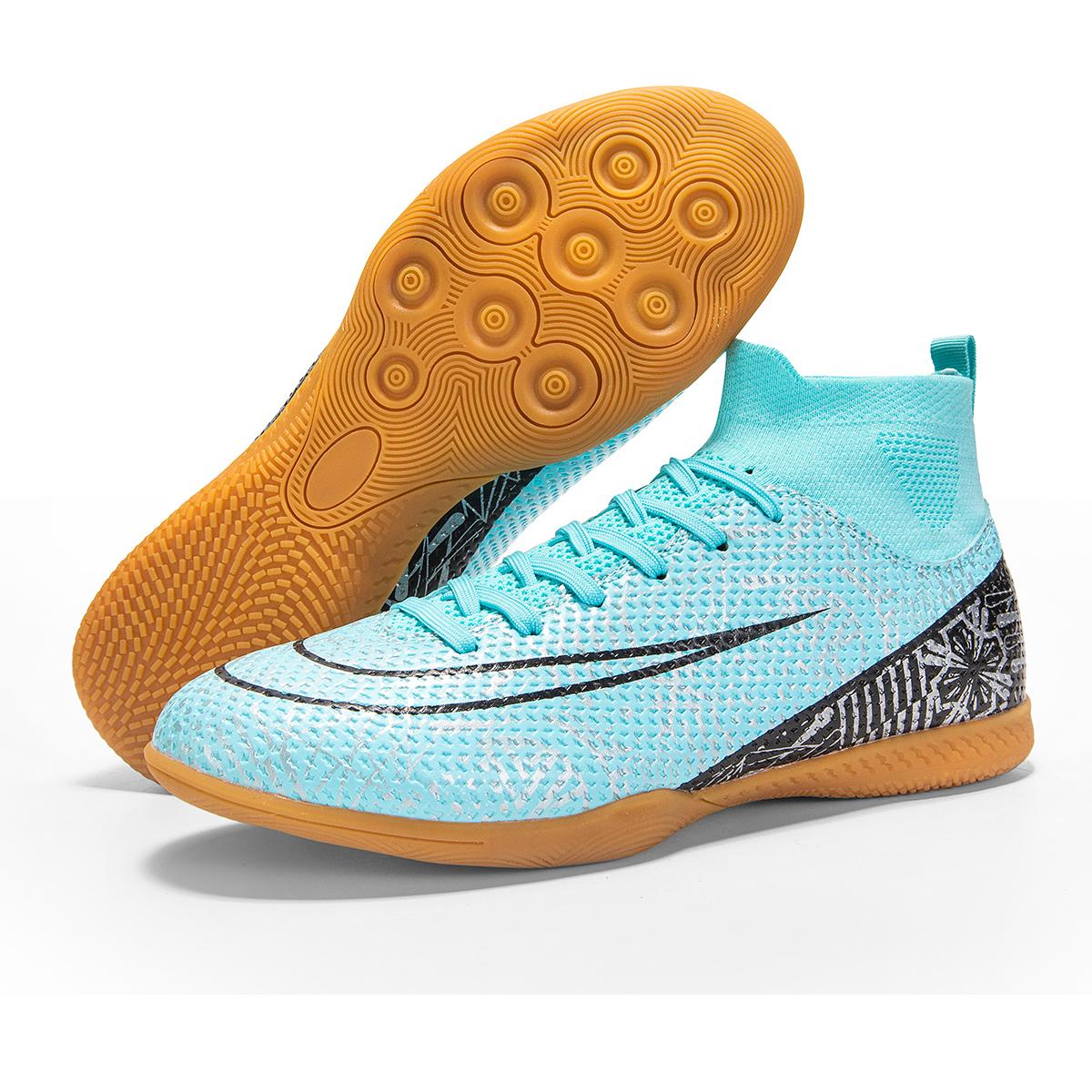 

New Men s Soccer Shoes Lightweight Football Boots Breathable Professional Sneaker Sport Ground Cleats Non Slip Fast Athletic 35