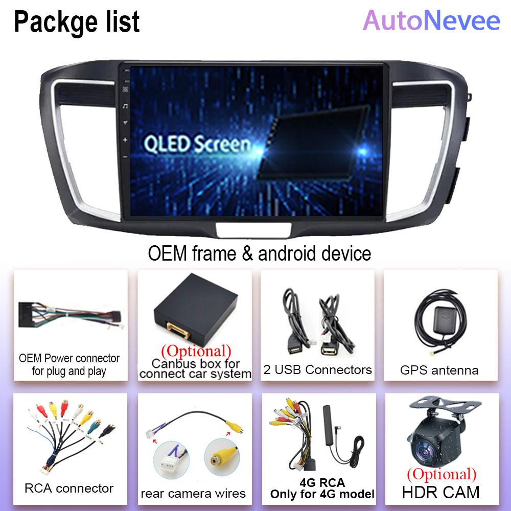 Auto Player Android For Honda Accord 9 CR 2012 - 2018 Head Unit 7862 Carplay Radio Navigation Multimedia Screen Cam Dash WIFI
