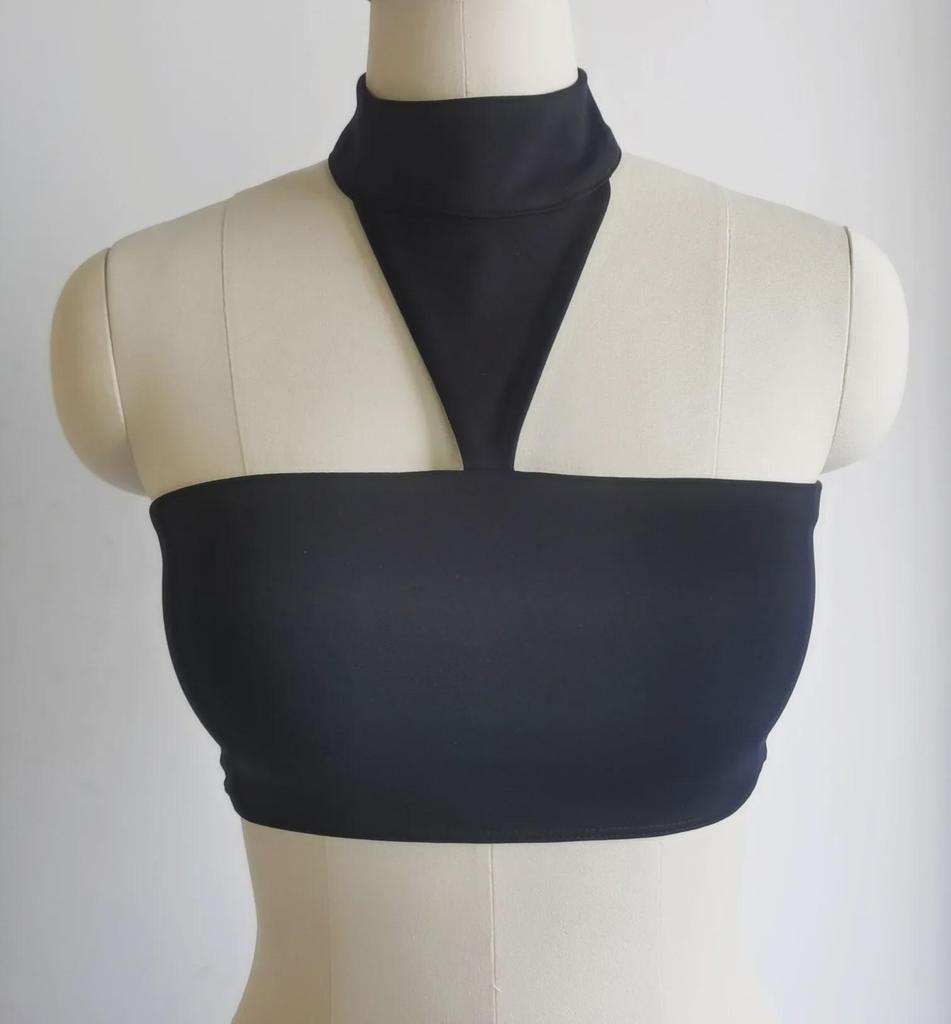 Dámská sportovní podprsenka na jógu s kulatým výstřihem a vycpávkami - Stylová, podpůrná a módní pro fitness