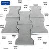Outdoor Interlocking Rubber Safety Playground Tiles