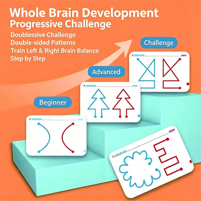 Preschool Hand Brain Coordination Action Training Tool Kids Cognitive Skill Development Game for Full Brain Balance Gift