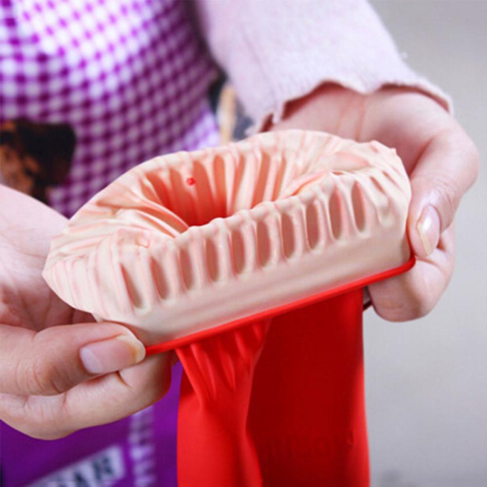 Rubber Tools Waterproof Washing Cleaning Latex Gloves Kitchen Household Gloves Long Sleeve