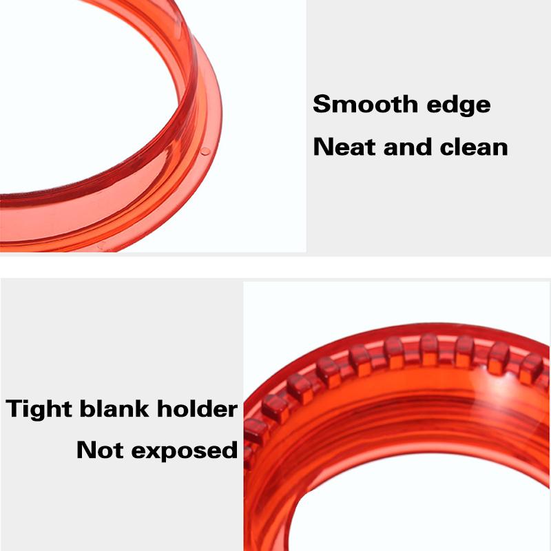 3pcs Sandwich Stencils Food Grade PP Round Star Lone Heart Shaped Thick Durable Sandwich Cutter For Kids Girls