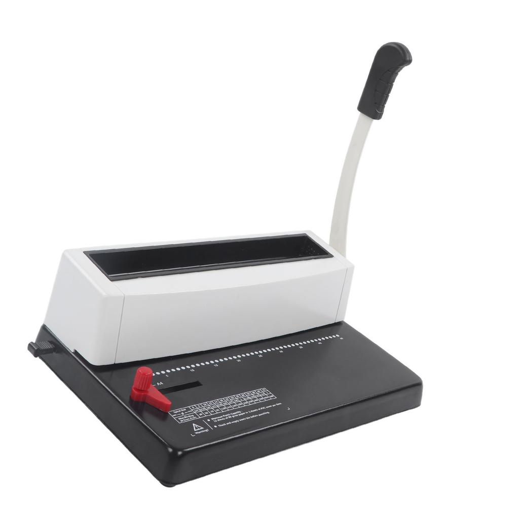 Spiral Coil Binding Machine Humanized Handle Round Hole Punch Wire Binder Machine for Letter Size