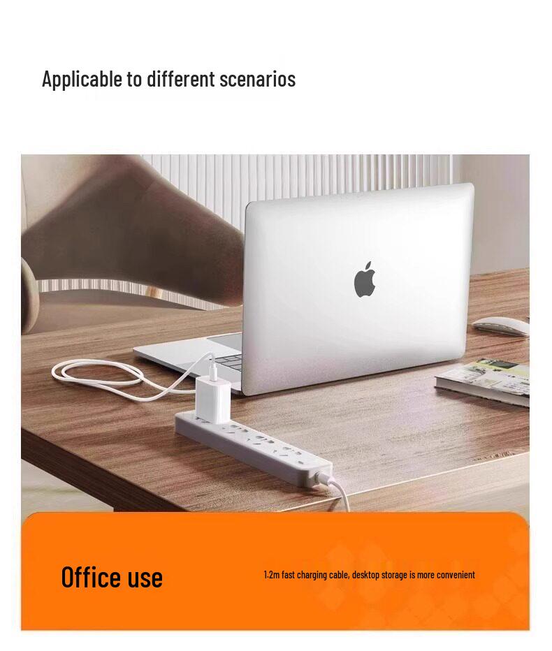 Apple-Compatible PD 30W Charger for iPhone 18/14 Pro Max & Tablets - Fast Charging Cable Included
