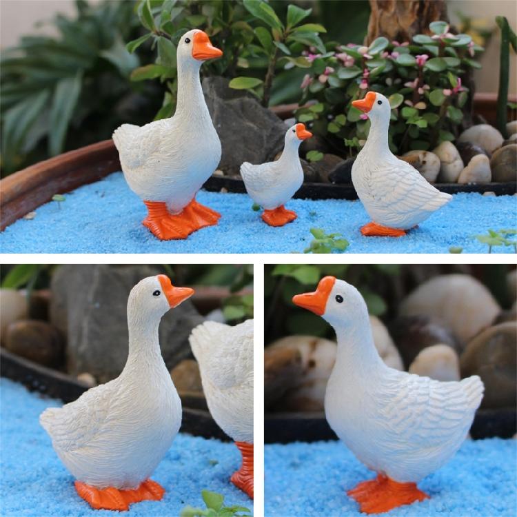 Simulations Geese Toy Summer Beach Landscape Garden MiniatureOrnaments