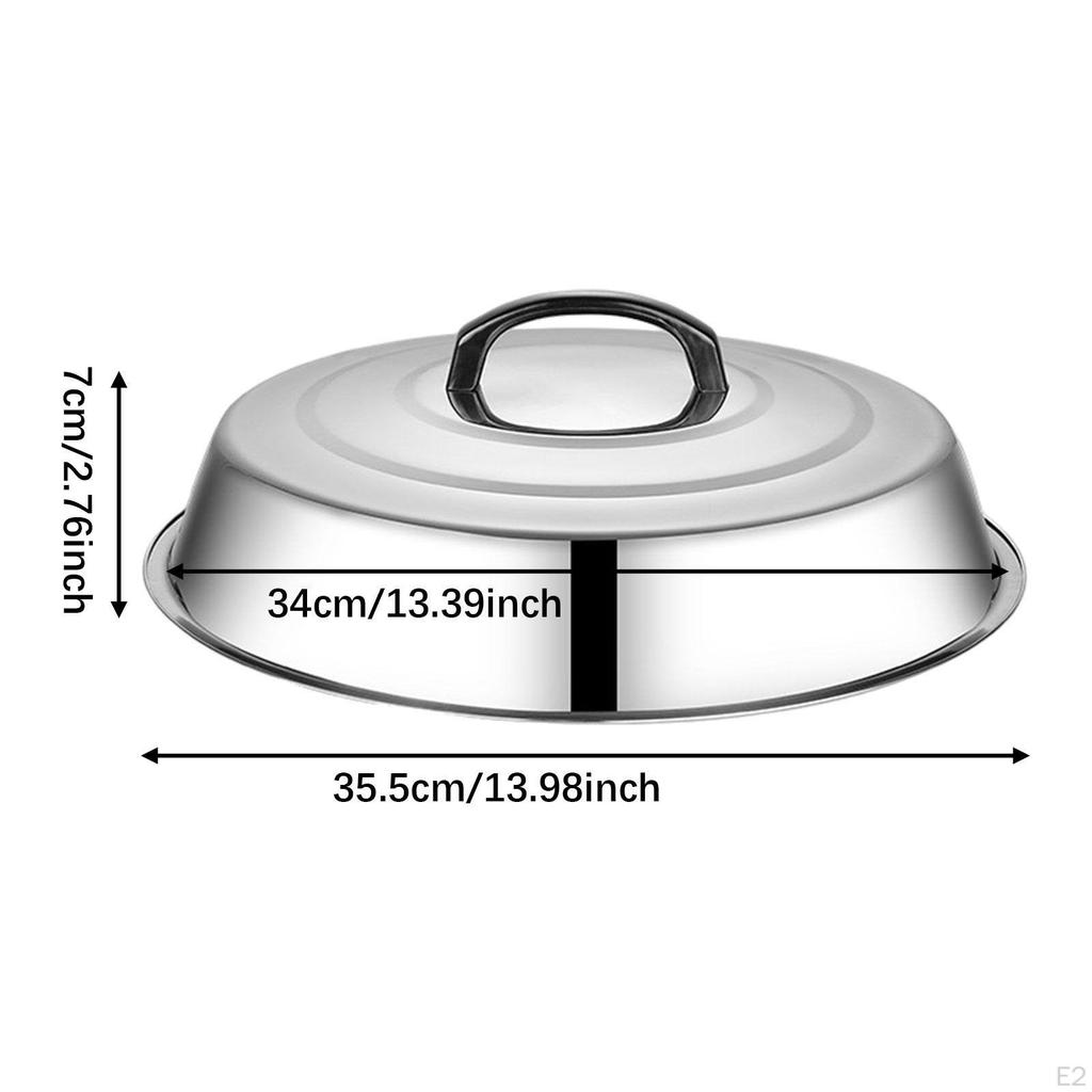 Pokrywka do garnka Płaskie dno Wok Akcesorium do naczyń Podwyższona Wszechstronna Pokrywa do podlewania Gotowanie na parze