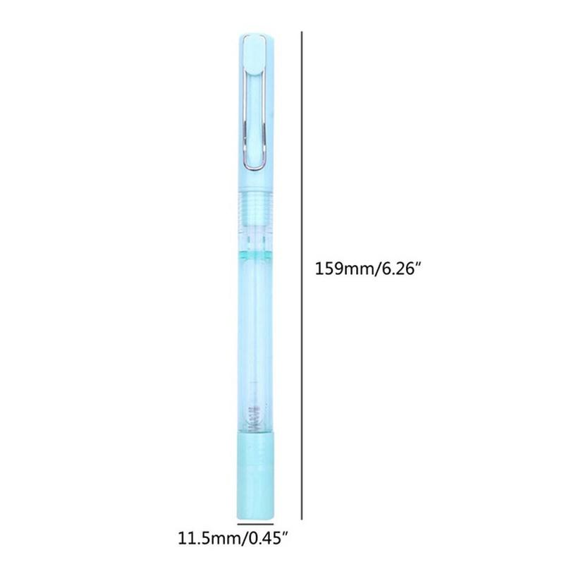 2/4Pcs Spray Pen Portable Refillable  Spray Bottle Writing Pens School Office Gel Pens Students Supply Color Random