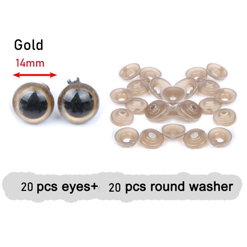 High Quality Stuffed Toys Parts Plastic Safety Eyes Crafts Bear Animal Accessories Puppet Crystal Eye Dolls DIY Tools