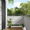 VidaXL Balcony Screen, Garden Privacy Screen, Protection Screen, Outdoor Terrace Privacy Screen, Light Grey 75x400 Cm 4000001