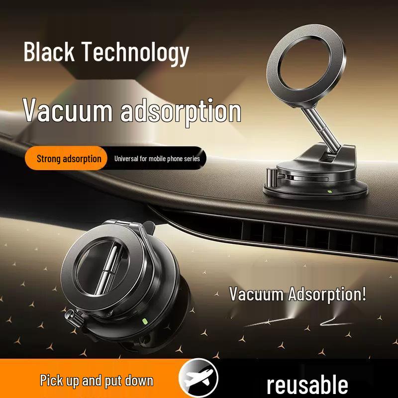 Shockproof Rotatable Magnetic Car Phone Holder with Suction Cup for Dashboard