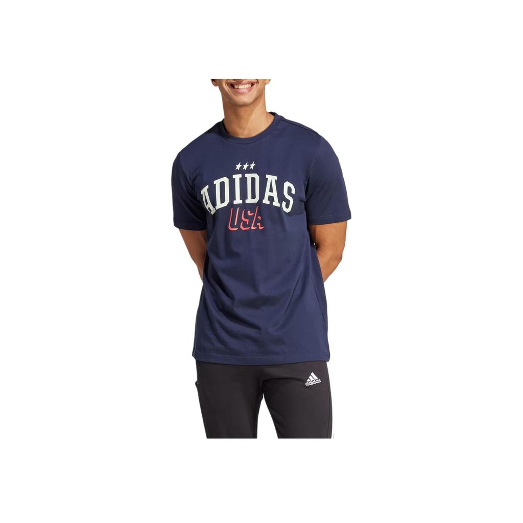 adidas Americana Graphic Tee Legend Ink Men Streetwear IN6477