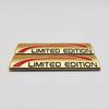 2x Gold Metal Limited Edition  Emblem 3D Sport Bagde Turbo Sticker Car Decal