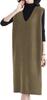 Chunachi Jumper Midi Knit Simple and Perfect for and Stylish Relaxed Suitable for Women In Their and Skirt, Length, V-Neck, Vest, Dress, Elegant,