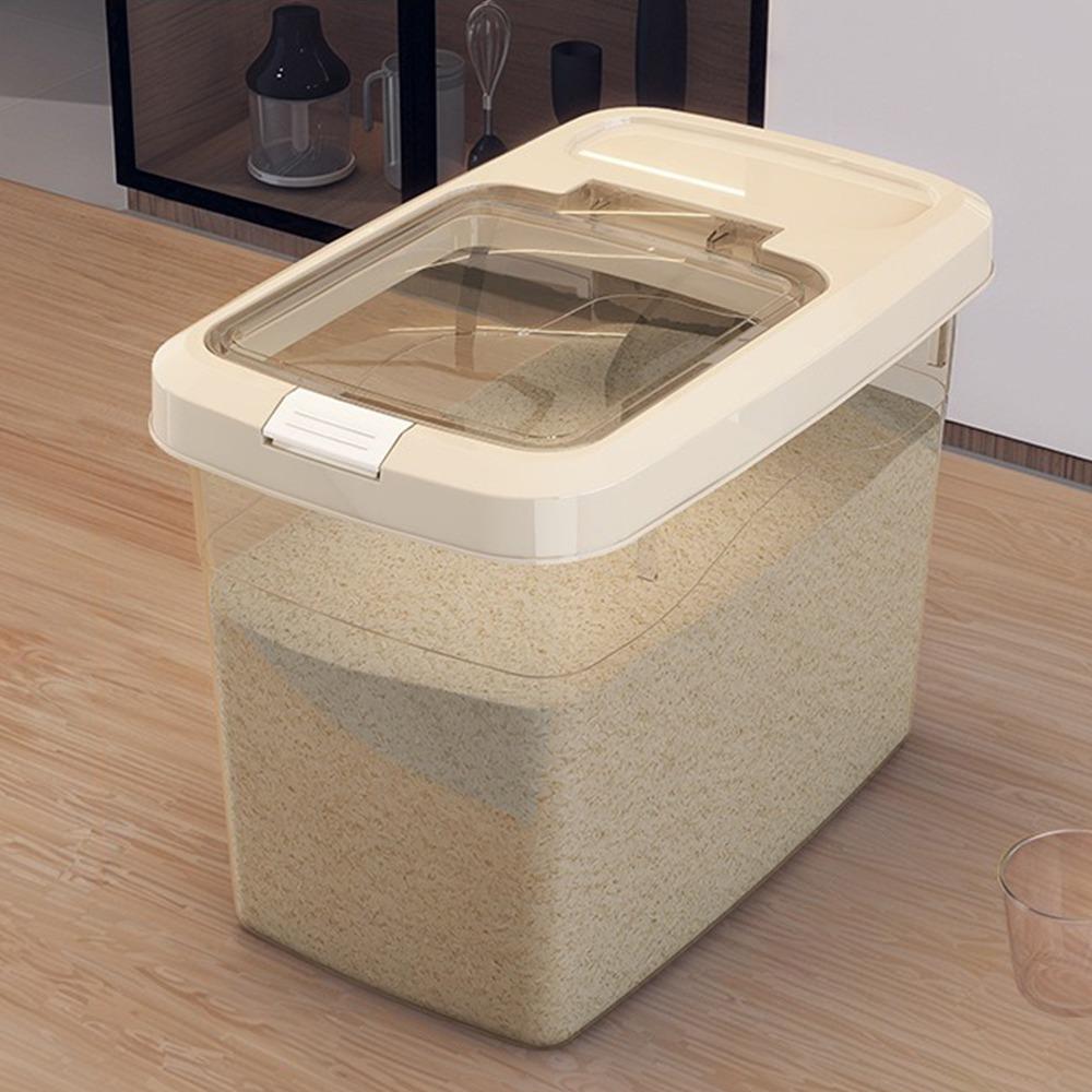 Large Capacity Rice Grain Storage Box Moisture-proof Cereal Container Fresh-keeping Sealed Cans