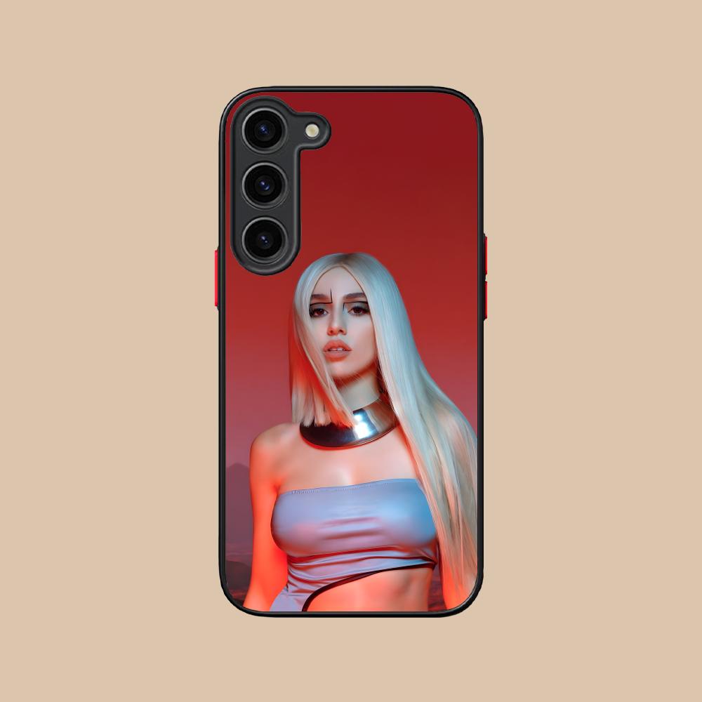 Fashion Ava Max Silicone Mobile Phone Case for Samsung Galaxy S26 S25 S24 S23 S22 S21 Plus FE Ultra Colorful Cover