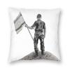 Soldier In Anemones Field Pillowcase Polyester Linen Velvet Creative Zip Decorative Throw Pillow Case Car Cushion Cover