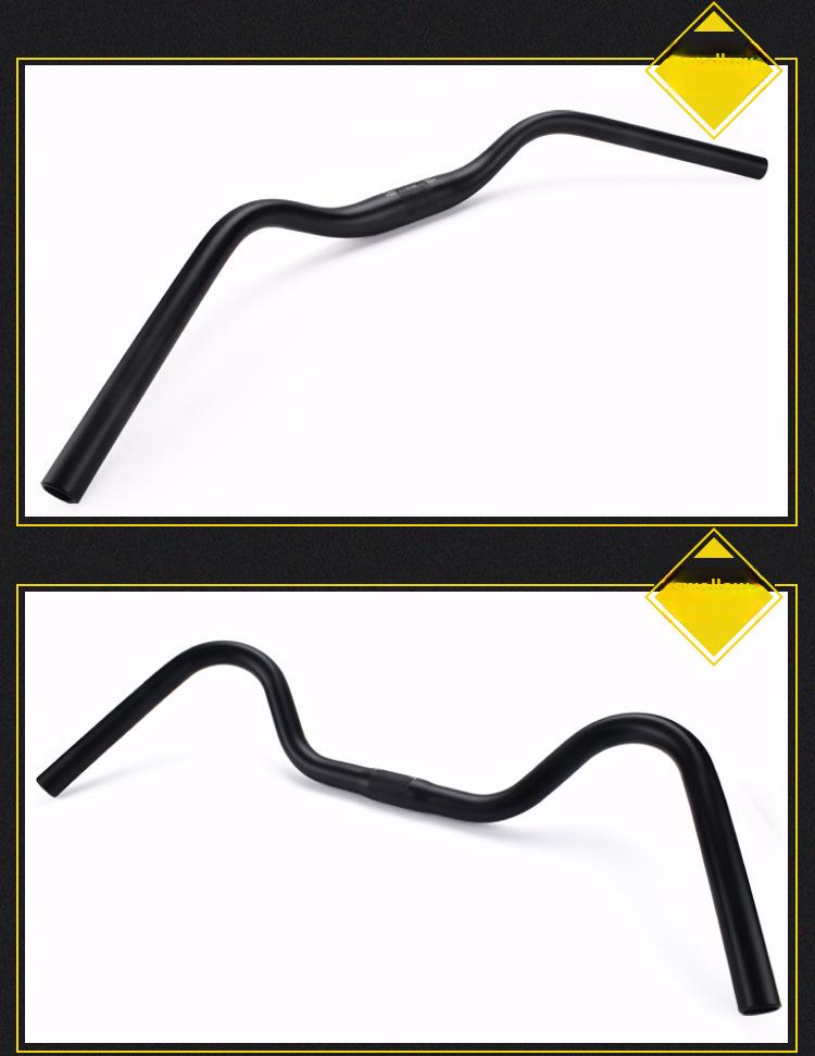 Retro Urban Leisure Bicycle Handlebar - Big Swallow 31.8mm - Comfortable Road and Mountain Bike Speed Bar