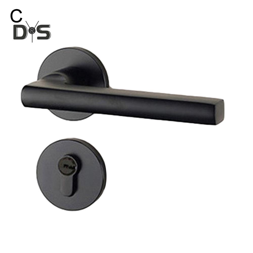 DYS TOOL SHOP Mute Handle Room Door Knob Lock Anti-theft Security Furniture Hardware