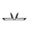 Bright Black Front Fog Light Lamp Trim for Honda CRV CR-V -2025