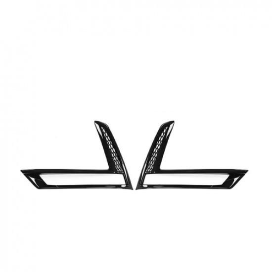 Bright Black Front Fog Light Lamp Trim for Honda CRV CR-V -2025