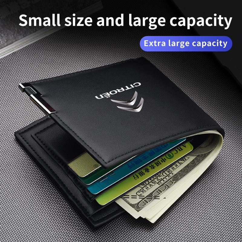 ALN2   Car Driver's Licence Organiser Insurance Card Holder Wallet Purse For Citroen C4 C3 C5 C1 C2 VTS Berlingo Celysee Xsara Picasso
